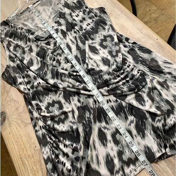 NY&C Stretch Draped Cowl Neck Sleeveless Blouse - Picture 7 of 11